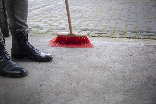 Kitchen Floor Cleaning