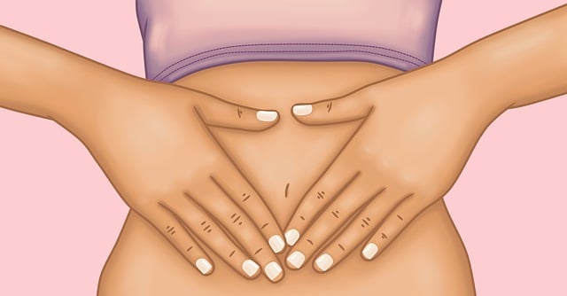 CoolSculpting belly treatment
